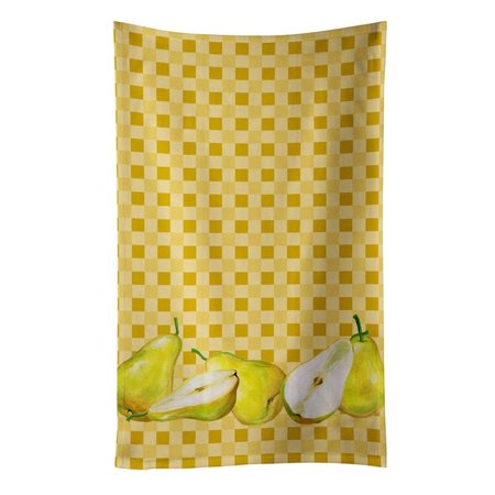 CAROLINES TREASURES Pears on Basketweave Kitchen Towel BB7179KTWL